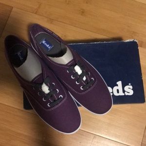 Brand New never used Purple Keds